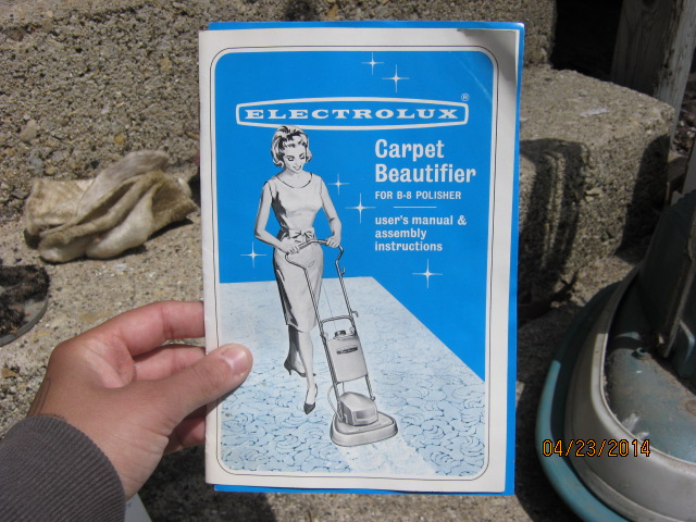 ELECTROLUX Blue B-8 Carpet Beautifier Cleaner Shampooer Buffer No Reservoir 